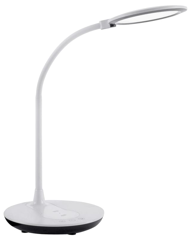 Just Light. LED-Tischleuchte Astrid Weiß H: 24 bis 53,5 cm