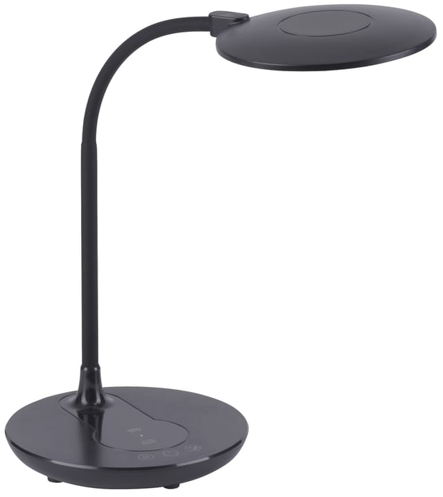 Just Light. LED-Tischleuchte Astrid Schwarz 24 x 53,5 cm