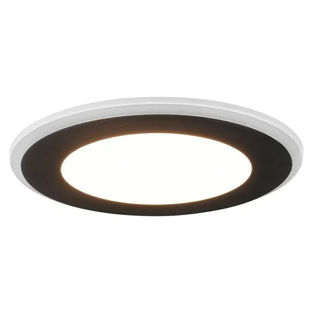 Trio LED-Einbauspot Aura 10W 1040,m Schwarz matt
