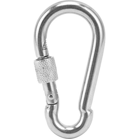 Hochleistungs- Und Multifunktions-karabinerhaken, Federkarabiner Aus Edelstahl 304, M8x80