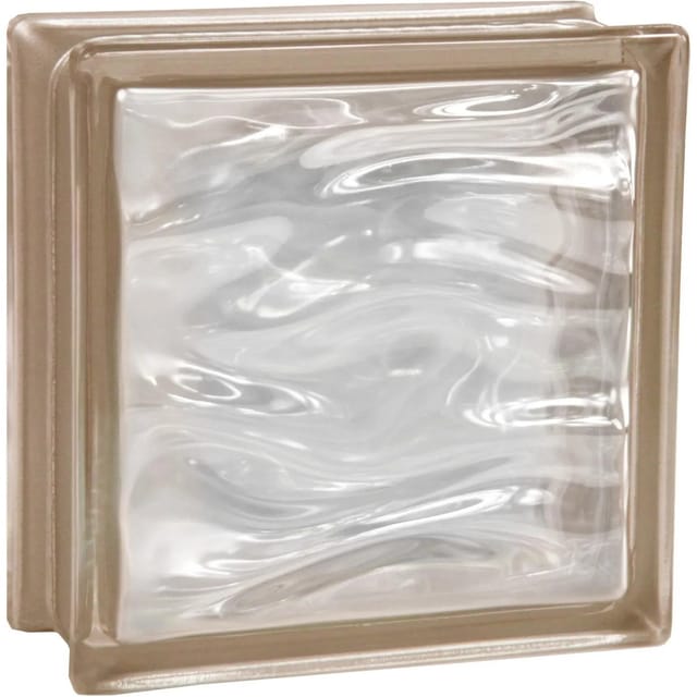 BM Glasstein Aqua Reflex Beige 19 cm x 19 cm x 8 cm