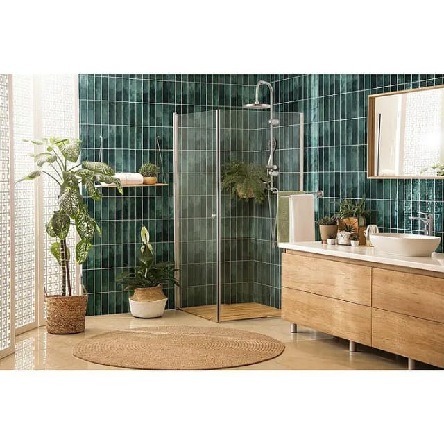 Grosfillex Wandpaneele Element 3D Optik Vertical Tiles Lagoon 260 cm x 37,5 cm