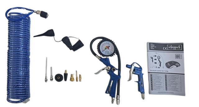 Scheppach Druckluft Zubehör-Set 14-teilig