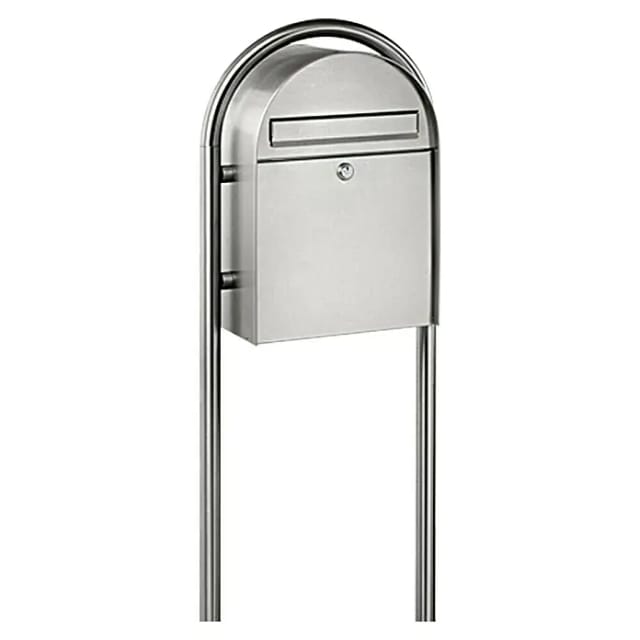 Burg Wächter Edelstahl-Ständer 3685 für Briefkasten Nordic 680 und 3680