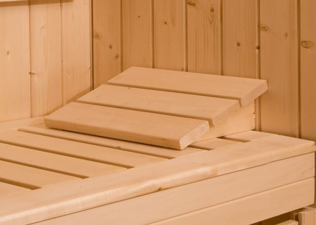 Weka Massivholzsauna Bergen 2 o. Ofen Glastür/Fenster