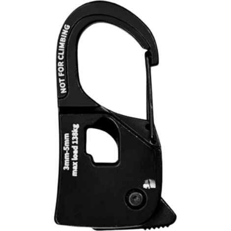 Automatische Spannschnalle Aus Aluminiumlegierung Für Zelt- Und Campingmarkisenseile Mit Selbstsicherndem Seilspanner (mittlere Größe).