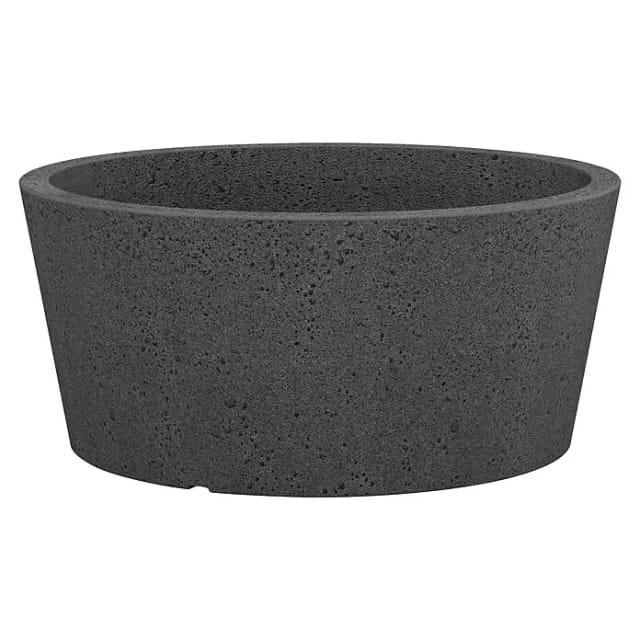 Scheurich Pflanzschale C-Cone Ø 39 cm Stony Black