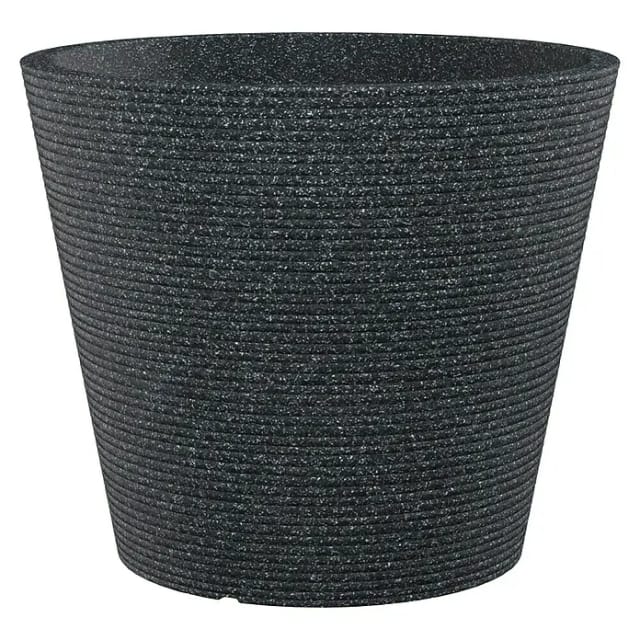 Scheurich Pflanzgefäß Coneo Ø 47 cm Schwarz Granit