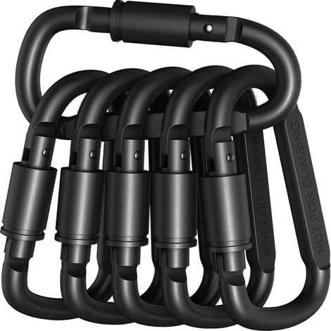 Leichte Und Robuste D-ring-karabiner Aus Aluminium (6er-packung)