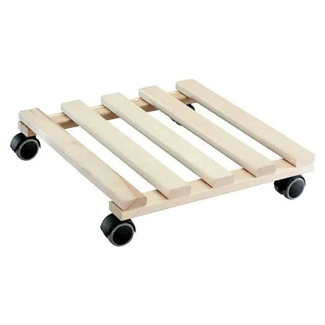 Wagner Kübelroller Paletti 34 cm x 34 cm Hellbraun FSC®