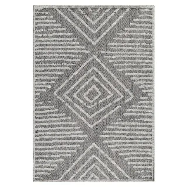 Ayyildiz In- und Outdoor-Teppich Aruba 4902 Grau 140 cm x 200 cm