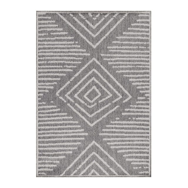 Ayyildiz In- und Outdoor-Teppich Aruba 4902 Grau 80 cm x 250 cm