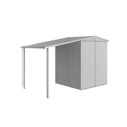 Biohort Seitendach für GH Europa Größe 2/3/4 A Silber-Metallic