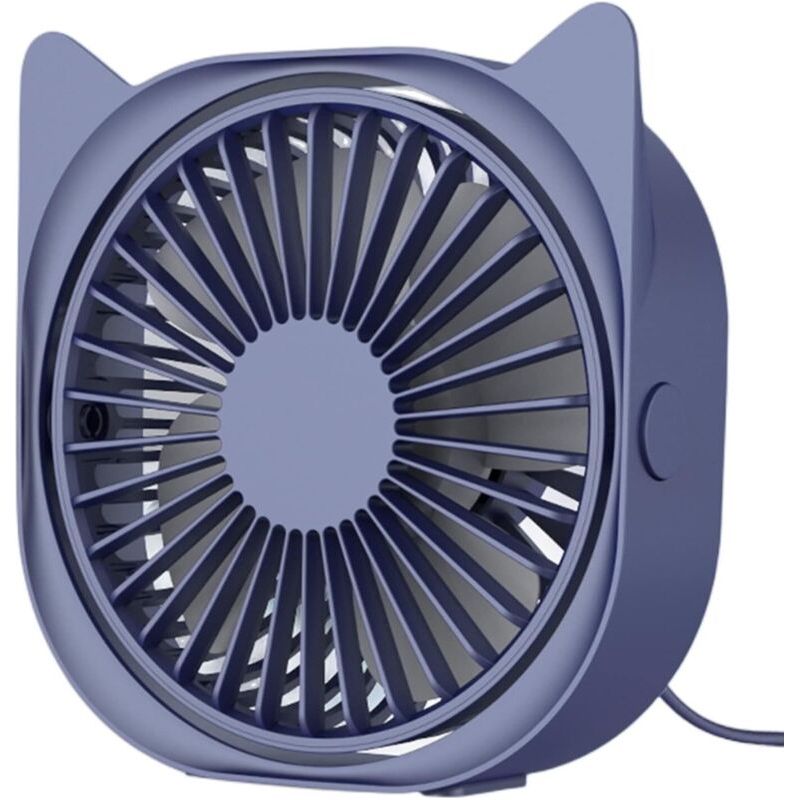 Kleine, Leise Tischventilatoren, 3 Windgeschwindigkeiten, Kleine, Tragbare Schnellkühl-tischventilatoren Für Büro, Studentenwohnheim (blau)