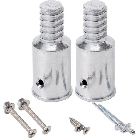 Ersatz-gewindeende (2,5 Cm) Für Besenstielverlängerung (2er-pack)