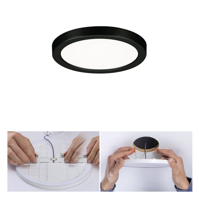 Paulmann LED-Einbaupanel Areo VariFit 11,8 cm 6,5 W Schwarz