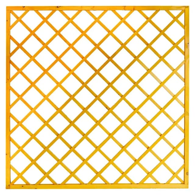 Sichtschutzzaun-Element Nancy Pinienfarben 180 cm x 180 cm
