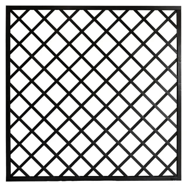 Sichtschutzzaun-Element Nancy Anthrazit 180 cm x 180 cm