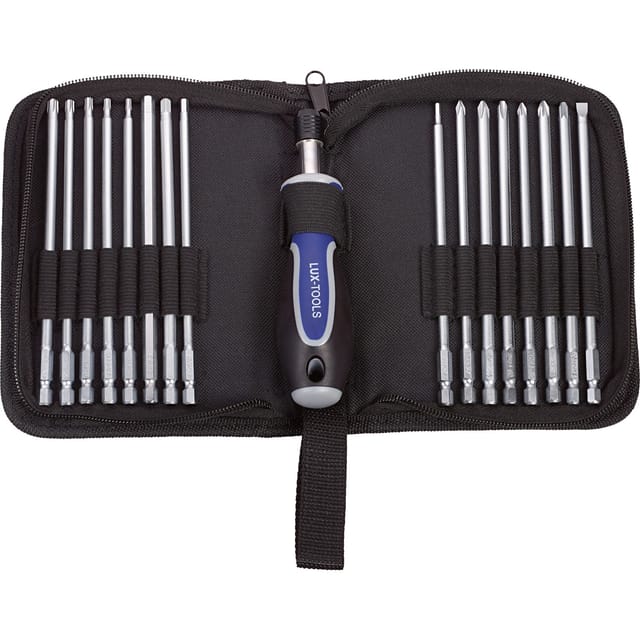 LUX-TOOLS Langbit-Set Comfort Nylon