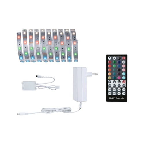 Paulmann MaxLED 250 Basis-Set 3 m RGBW IP20 3000K 20W 230/24V 24VA Silber