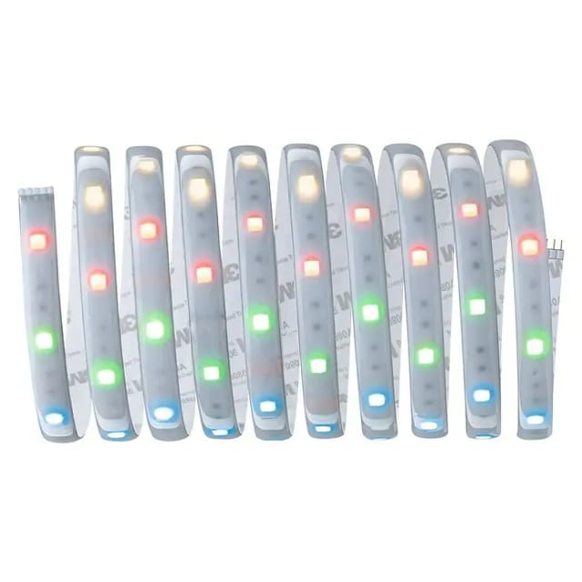 MaxLED 250 Basis-Set 3m RGBW IP44 Cover 3000K 20W 230/24V 36VA Silber Kunststoff