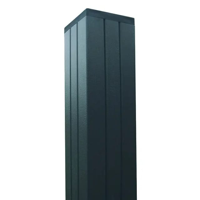 T & J Aluminium-Torpfosten Gotland Anthrazit 68 cm x 68 cm x 272 cm