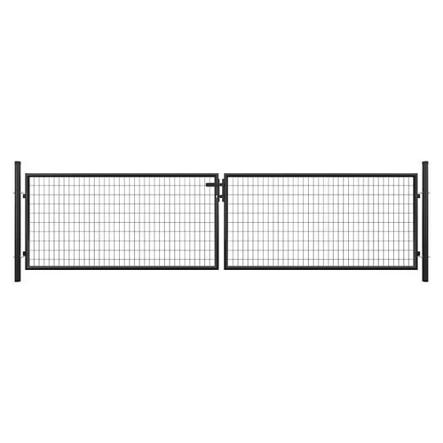 T & J Doppeltor inkl. Pfosten Strong Anthrazit 400 cm x 103 cm