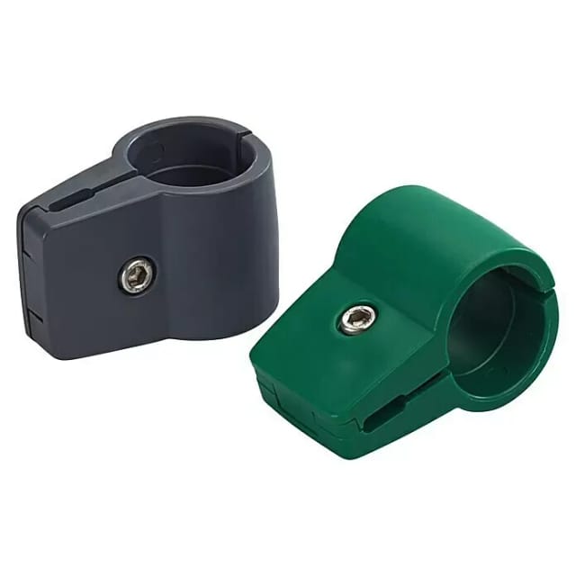 T & J Zaun-Anfang- und Endverbinder Strong Ø 34 mm