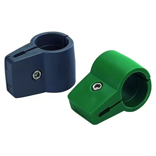 T & J End- und Torverbinder für Gitterzaun Strong Grün Ø 60 mm