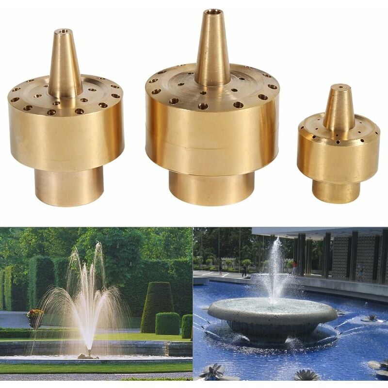 Brunnendüse, 1/4 (dn8) 1/2 Dn15 3/4 Dn20 Messing Für Brunnen,