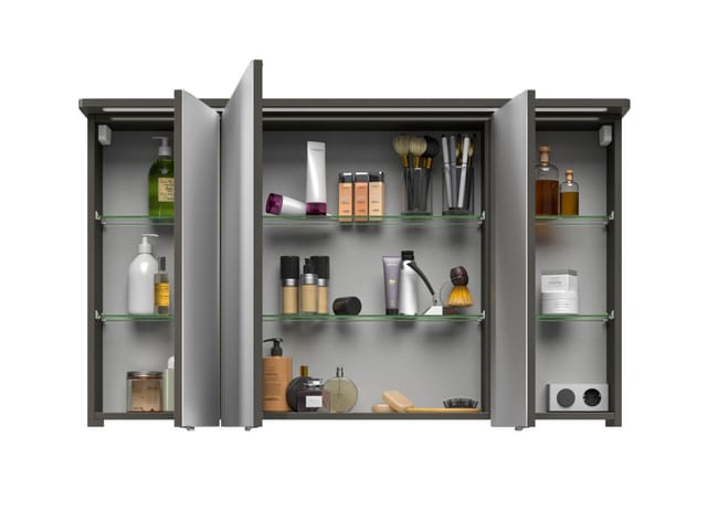 Pelipal Spiegelschrank Serie 4005 Steingrau 120 cm