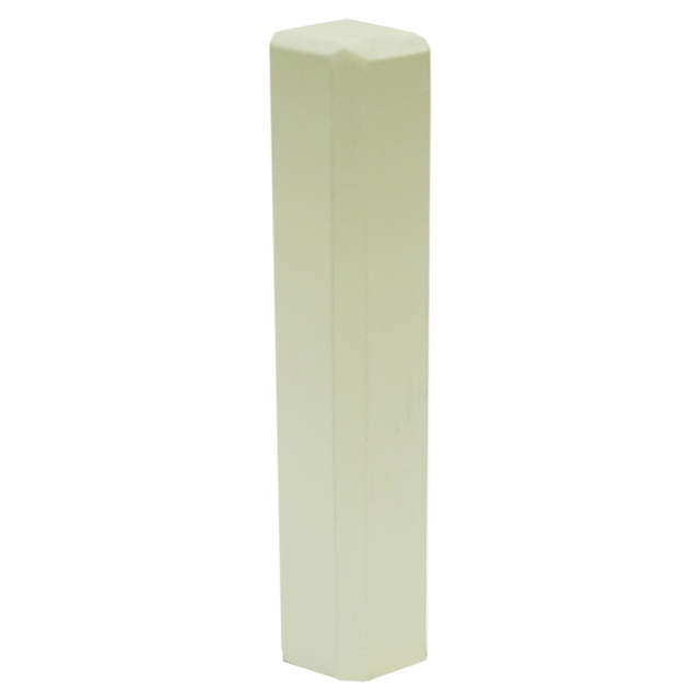 Eckklotz-Kubusleiste Weiß 14 mm x 14 mm Länge 100 mm