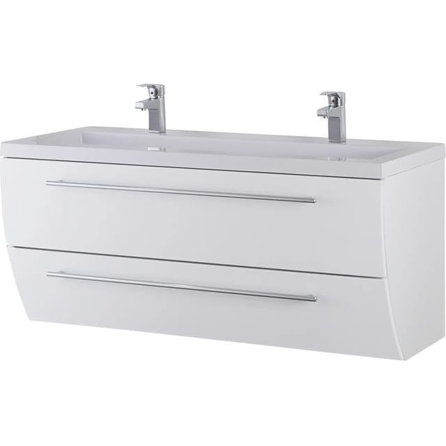 Waschbecken Sweet 120 cm Weiß
