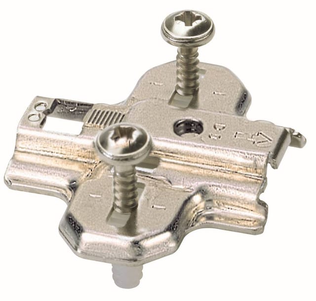Hettich Kreuzmontageplatte für Ø 35 mm Topfscharniere 2 Stück