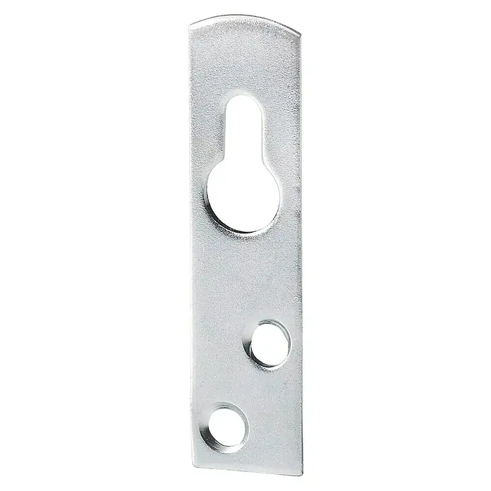 Schrankaufhänger mit Schlüsselbohrung 55 mm x 11 mm Stahl verzinkt