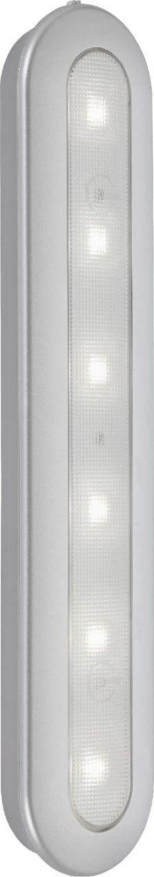 Briloner LED-Push-Light Row 30,5 x 6,3 cm Mobil Silber
