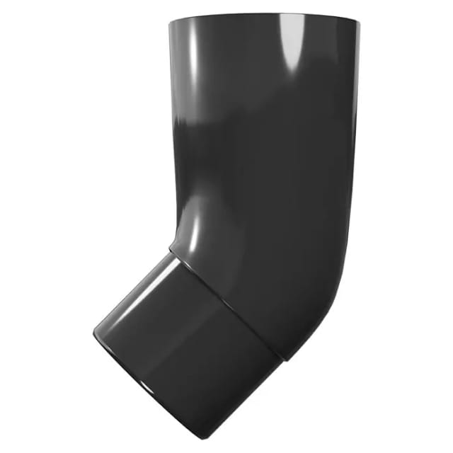 Marley Rohrbogen 45° DN 53 Anthrazit-Metallic