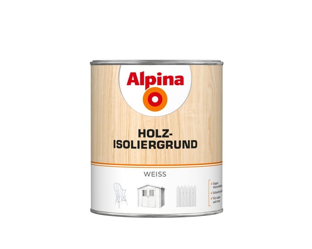 Alpina Holz-Isoliergrund Weiß matt 750 ml