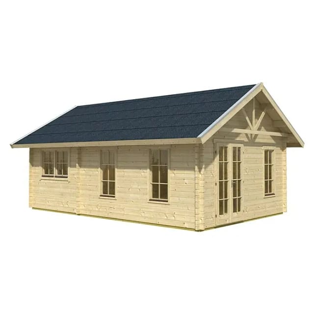 Skan Holz-Gartenhaus Bern 4 Basishaus B x T 420 cm x 660 cm