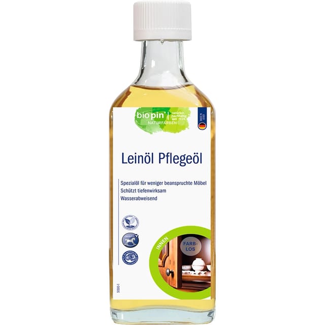 Biopin Exclusiv Leinöl-Pflegeöl Transparent 250 ml
