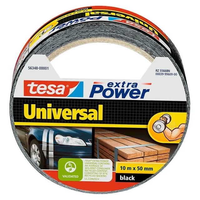 Tesa Extra Power Universal Schwarz 10 m x 50 mm