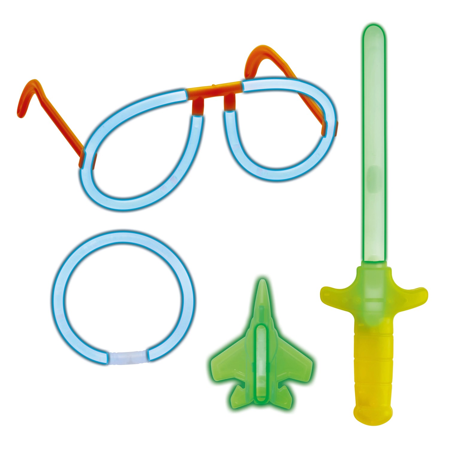 Knicklichter Party-Set Glow Boy mehrfarbig