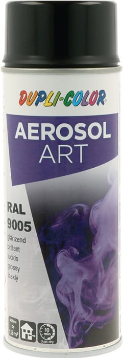 Dupli-Color Lackspray Aerosol-Art RAL 9005 Tiefschwarz 400 ml