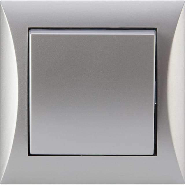 OBI Auswechselschalter Silber
