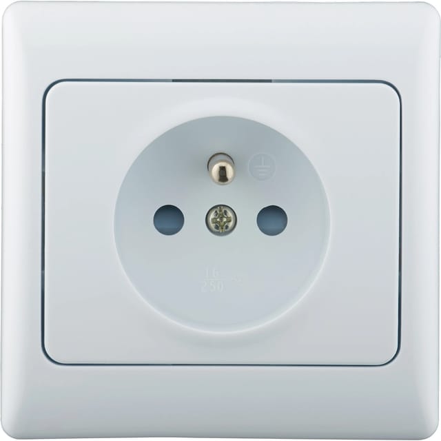 OBI Steckdose Rea Polarweiß