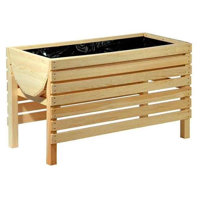 Dobar Hochbeet 60 cm x 100 cm x 45 cm Kiefernholz FSC®