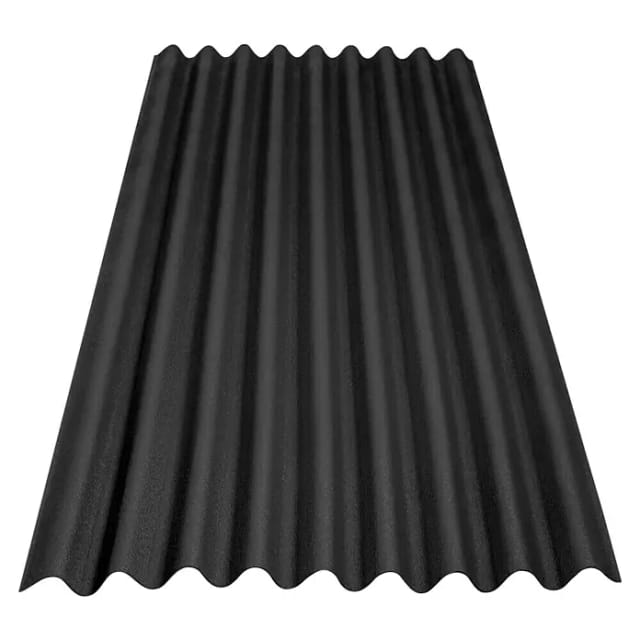 Onduline Base Bitumenwellplatte Schwarz 2.000 mm x 855 mm