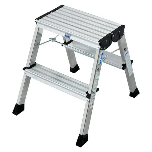 Krause Rolly Doppel-Klapptritt 2x2 Stufen Alu