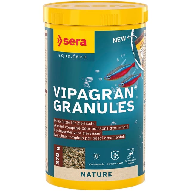 Sera Fischfutter Vipagran Nature 1.000 ml (300 g)