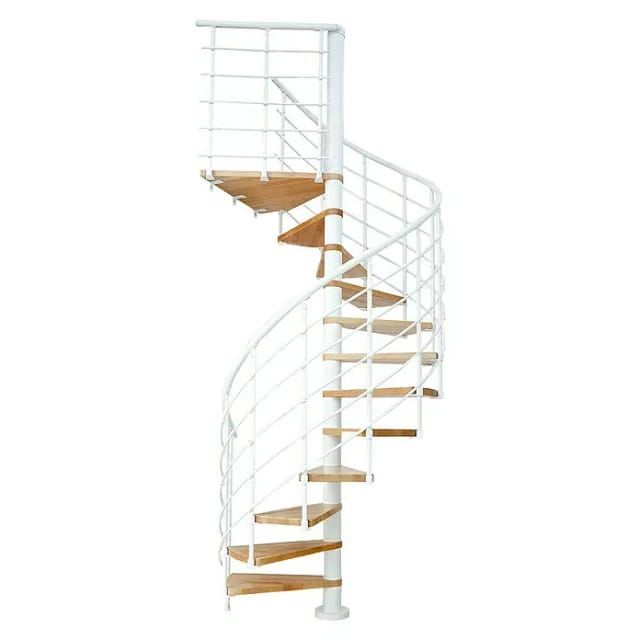 Dolle Spindeltreppe Oslo Ø 160 cm, 11 Stufen Buche GH bis 276 cm FSC®